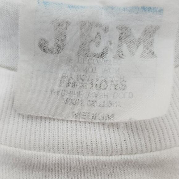 Palm Beach Florida Vintage 1980's White Short Sleeve T-shir Women's Size Medium - Picture 6 of 9